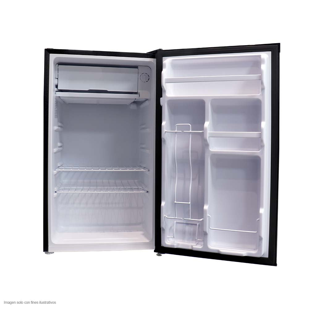 Refrigeradora 3.18pc NRF-102FNNML Nisato color negro