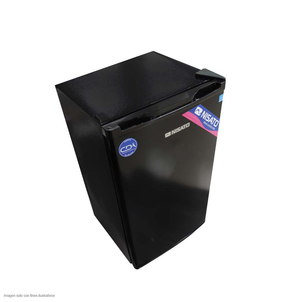 Refrigeradora 3.18pc NRF-102FNNML Nisato color negro – Rodelag Panamá