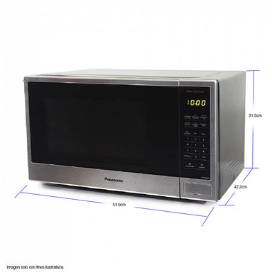 Microondas convencional 1.3pc NN-SB646SRUH Panasonic 1100W 7 opciones automáticas