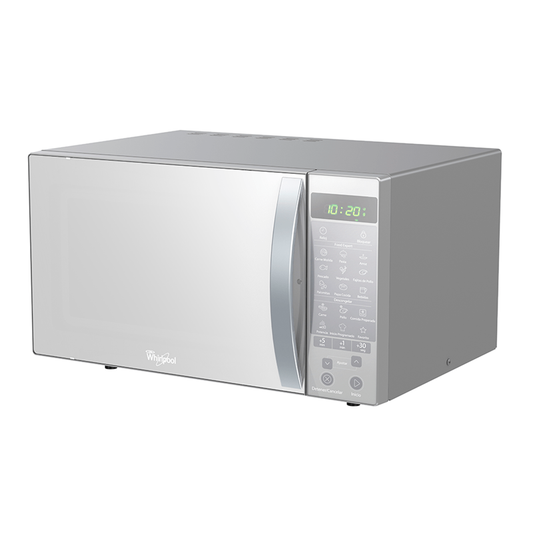 WHIRLPOOL MICROONDAS CONVENCIONAL 1.1 PC  WM1211D GRIS 900 WATTS CONTROL ELECTRONIC