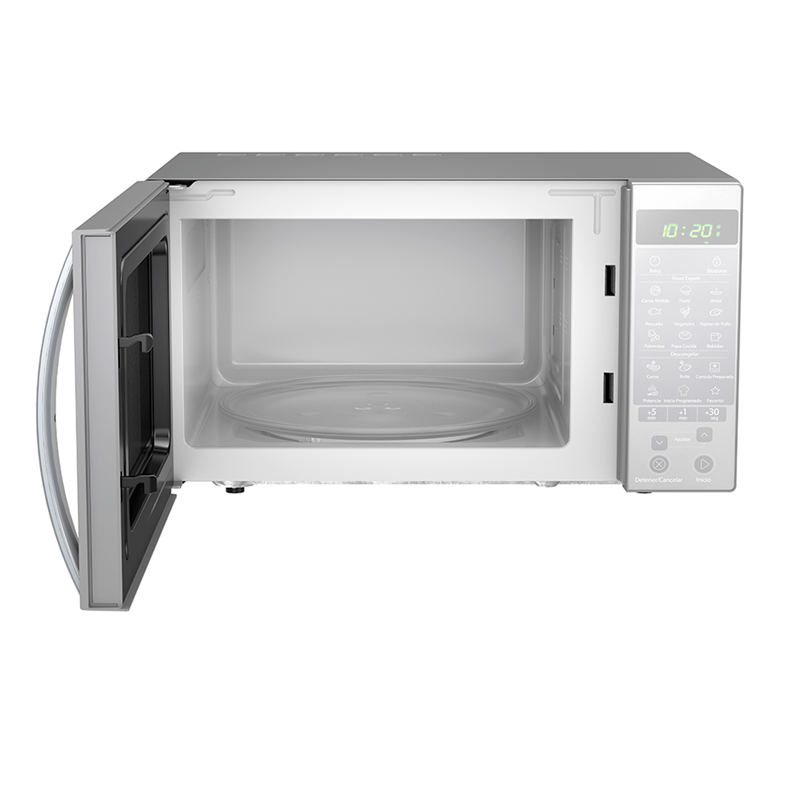 WHIRLPOOL MICROONDAS CONVENCIONAL 1.1 PC  WM1211D GRIS 900 WATTS CONTROL ELECTRONIC