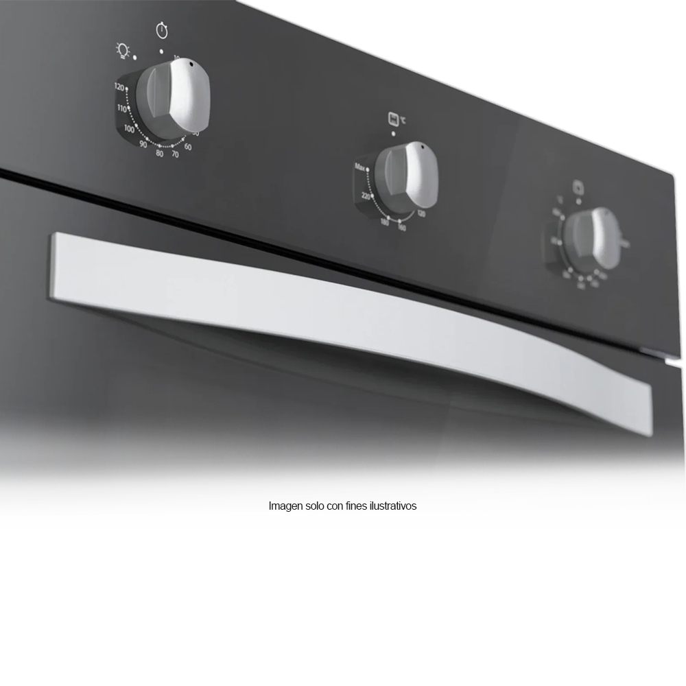 Horno a gas de 24" empotrable WOA105F Whirlpool color negro