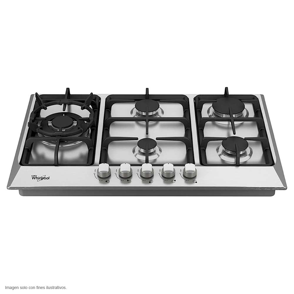 Estufa a gas 30" WP3040S Whirlpool de acero inoxidable