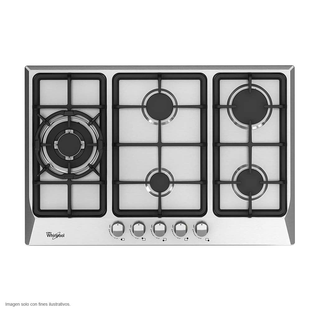 Estufa a gas 30" WP3040S Whirlpool de acero inoxidable