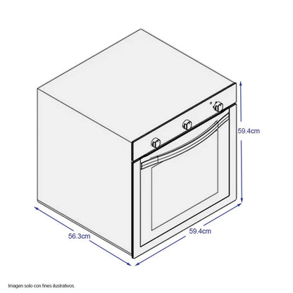 Horno empotrable 24" WOE120 Whirpool eléctrico 220V