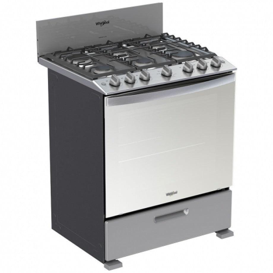 Estufa de 30" a Gas LWFR3400D WHIRLPOOL acero inoxidable