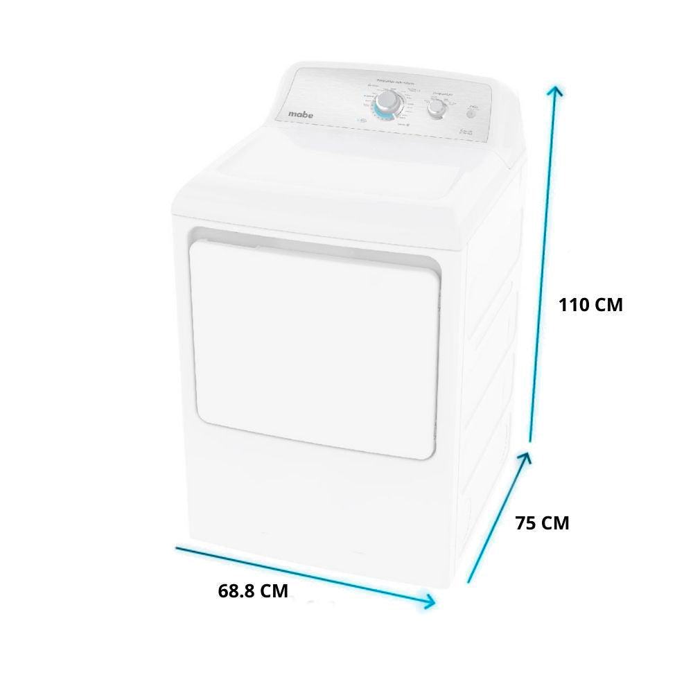 Secadora Mabe 22 kg eléctrica SME27N5MSBBP0