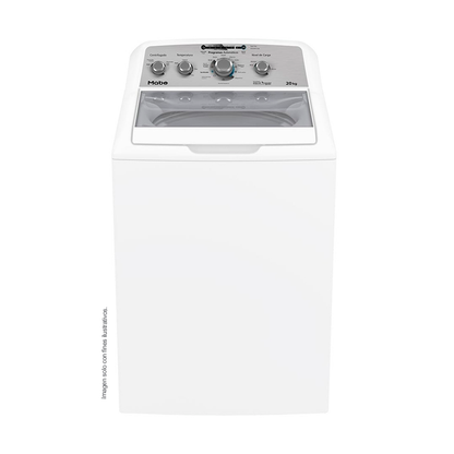 Lavadora 20kg modelo LMA70214VBAB0, tecnología, Aqua Saber Green, tina de acero inoxidable. MABE