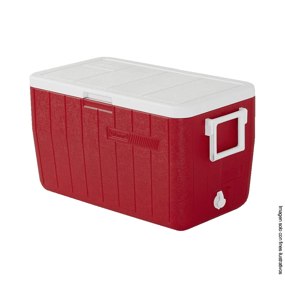 Hielera 48Qts color rojo C004 / 3000000154 Coleman