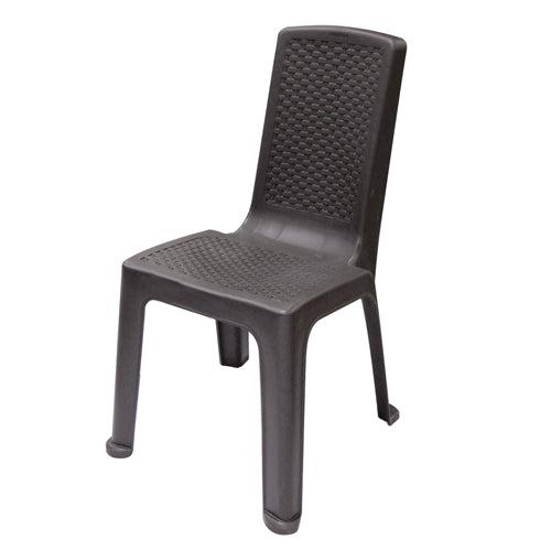 Silla plástica estándar 7201-XP Eterna sin brazos wengué
