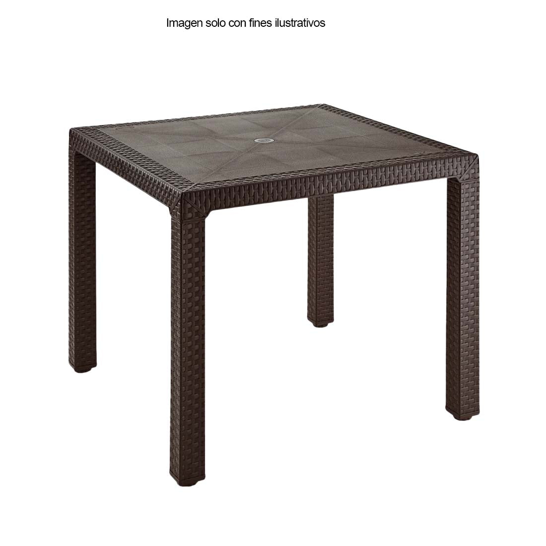 Mesa plástica 7804-XP color wengue