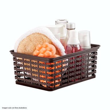 Canasta decorativa 9412-XP Rimax color wengue