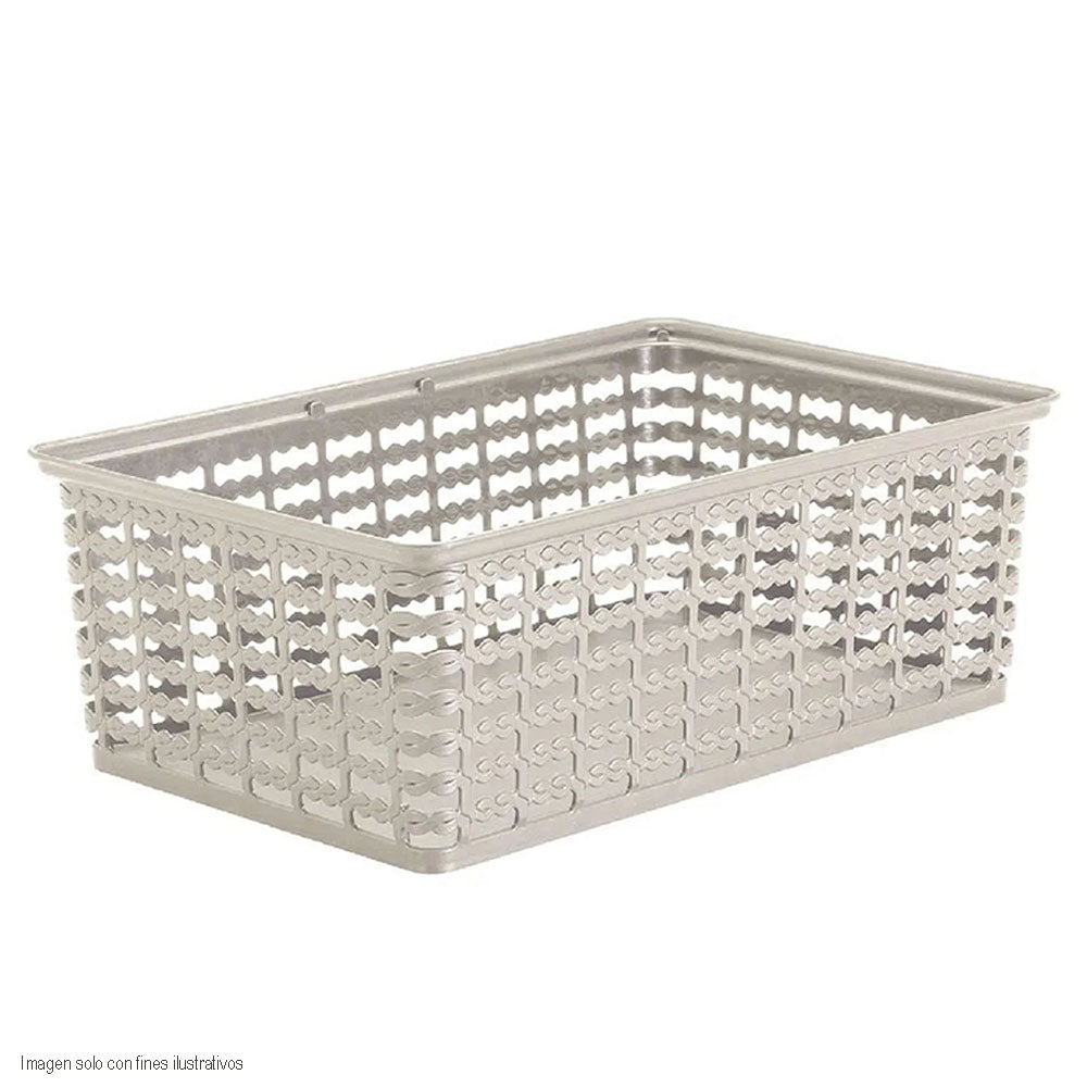 Canasta decorativa 9418-XP Rimax color taupe