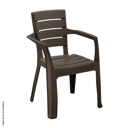 Silla Barú con brazos 11937-XP  color wengue