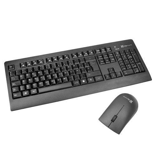 Klip Kck-265S Combo Teclado + Mouse Inalámbrico Negro