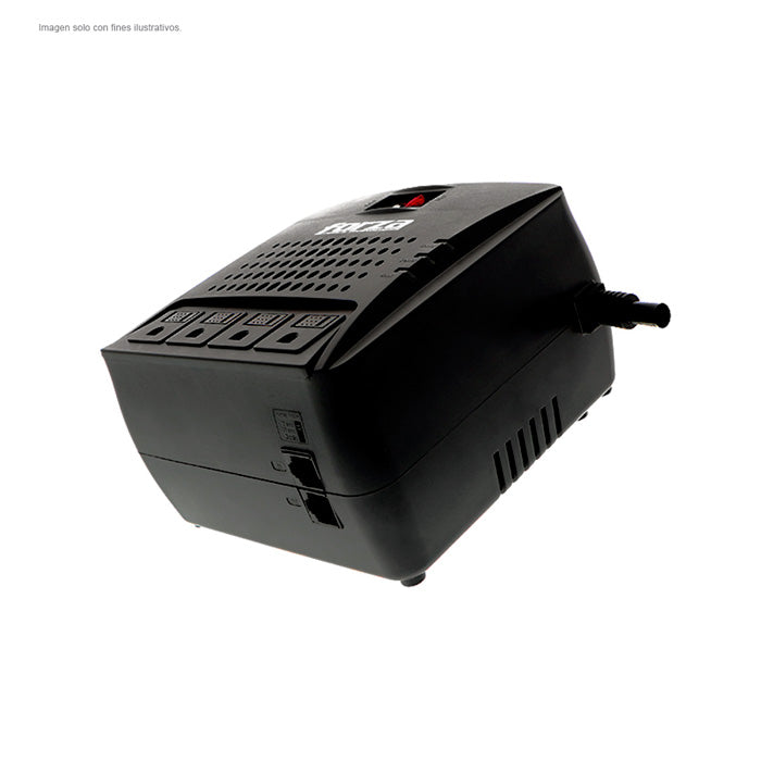 Regulador de voltaje FVR-3001 Forza voltaje 3000A / 1500W 110V color negro