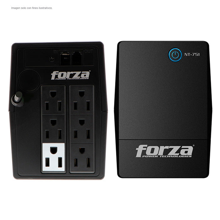 UPS FORZA NT-751 capacidad 750VA - 375W 120V – Rodelag Panamá