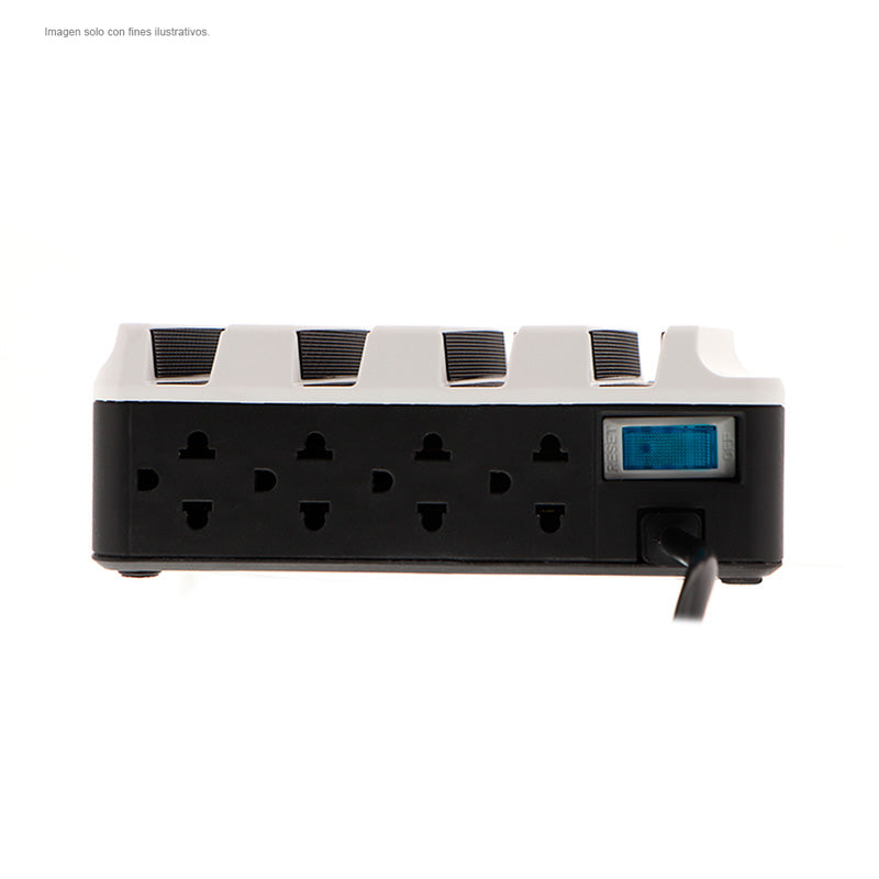 Protector de sobretensión FSP-4412USB Forza 1300W 110V/220V