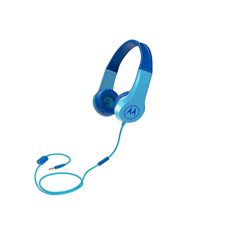 Audífonos Motorola SH027BLUE Over Ear Alámbrico Azul