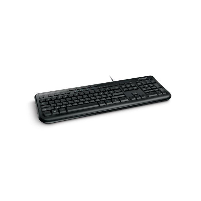 Microsoft 600 Teclado Estándar Alámbrico Negro