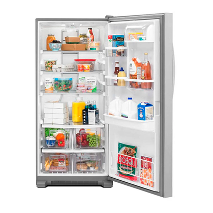 Refrigeradora WHIRLPOOL Gemela 18pc WSR57R18DM acero inoxidable bandejas de vidrio templado