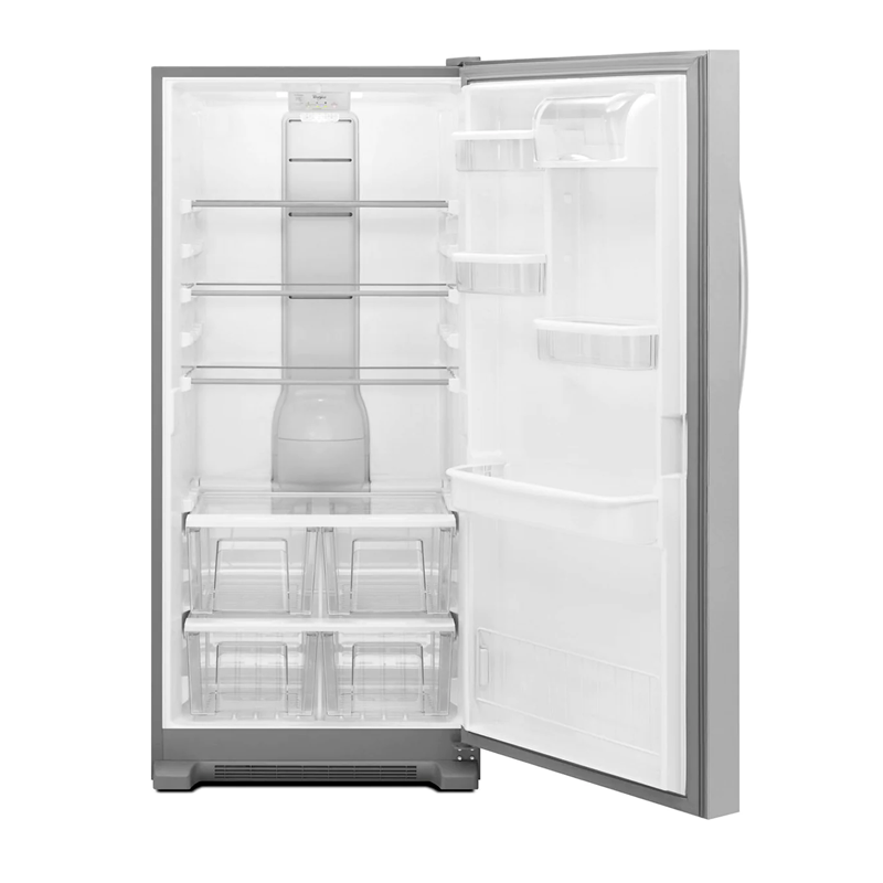 Refrigeradora WHIRLPOOL Gemela 18pc WSR57R18DM acero inoxidable bandejas de vidrio templado