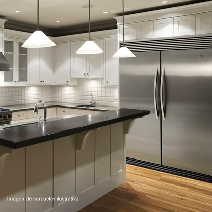 Congelador horizontal gemelo, 18 pies cúbicos, WSZ57L18DM, Whirlpool, acero inoxidable SideKicks 503 L