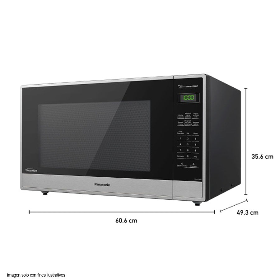 Microondas inverter 2.2pc NN-ST965SRPH Panasonic 1200W