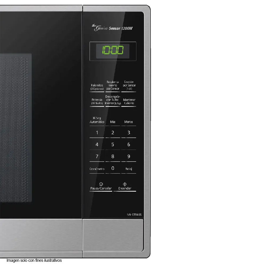 Microondas inverter 2.2pc NN-ST965SRPH Panasonic 1200W