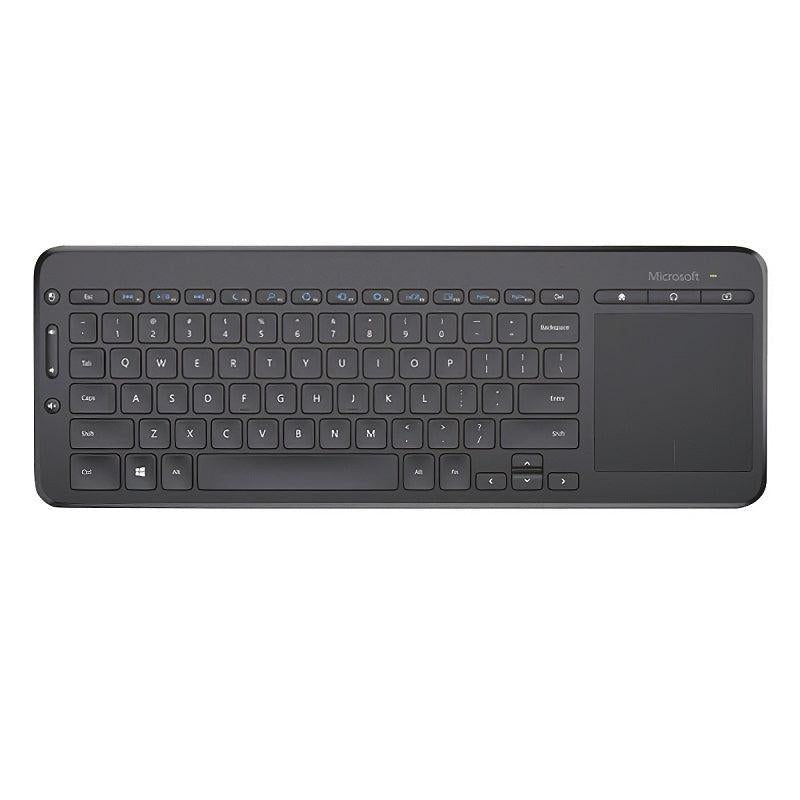 Microsoft AIO Teclado Con Touchpad Inalámbrico Negro