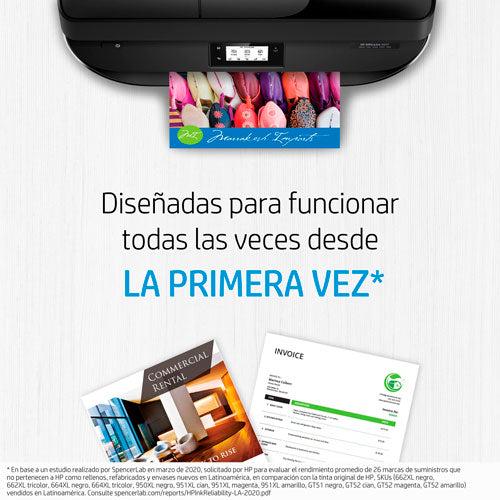 Tinta Cartucho Color HP 662