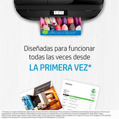 Tinta Cartucho Color HP 662