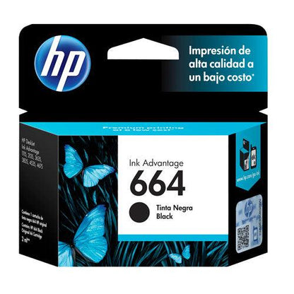 Tinta Cartucho Negro HP 664