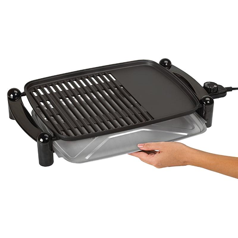 Parrilla y plancha eléctrica IG201 Black & Decker, de 1500W