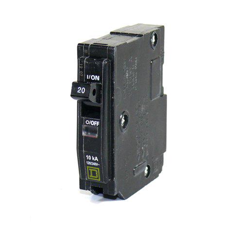 Square D Breaker 20 Amperios 1 Polo Tipo QO120 120