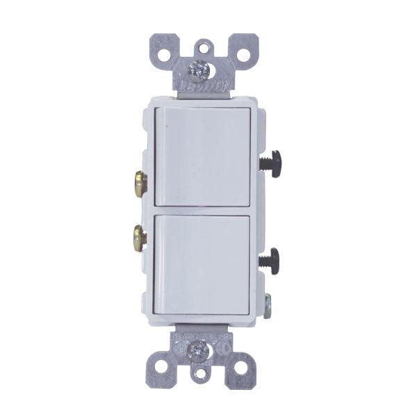 Leviton Interruptor Doble Decora 15 Amperios 277V