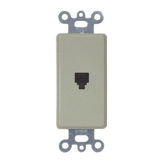 LEVITON BAQUELITA  SALIDA TELEFONO DECO TEL IV 406