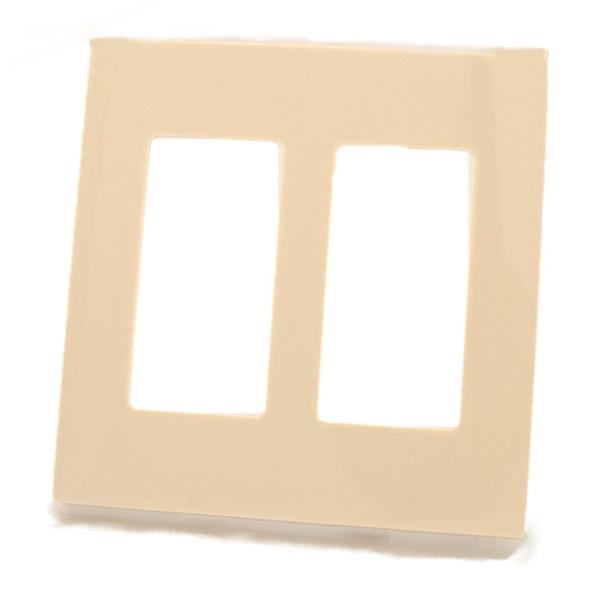 LEVITON TAPA DECORA  2 GANG PLUS S/T 80309-1