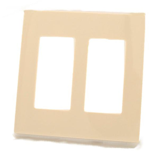 LEVITON TAPA DECORA  2 GANG PLUS S/T 80309-1