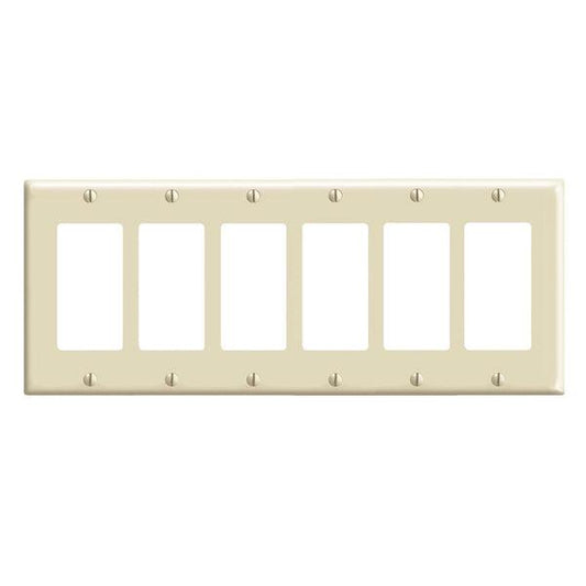 LEVITON BAQUELITA INTERRUPTOR  DECORA  6 GANG 8043