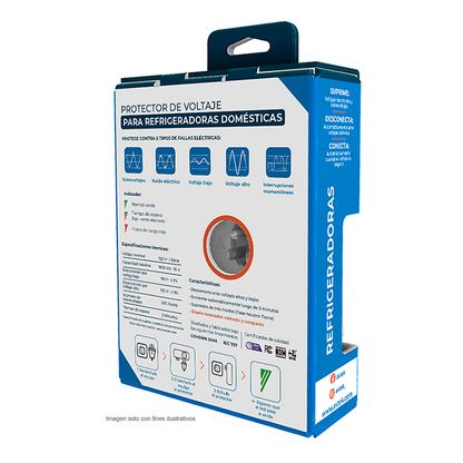 Protector de voltaje para refrigeradoras domésticas. PTN-1T515. AVTEK