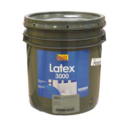 Sur Pintura Base Latex 3000 Mate Blanco 5 Galones