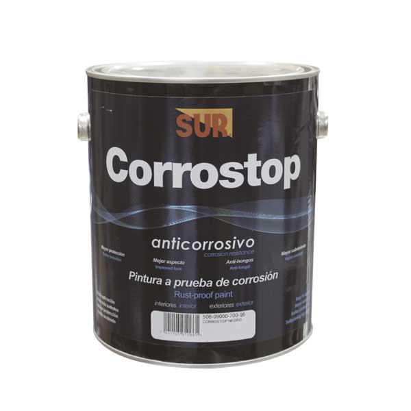 Sur Pintura Anticorrosiva Corrostop Negro Galon