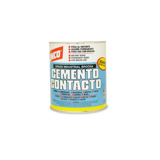 LANCO  PEGAMENTO CEMENTO CONTACTO  1/4 GALON