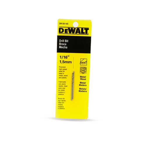 DEWALT BROCAS METAL 1/16