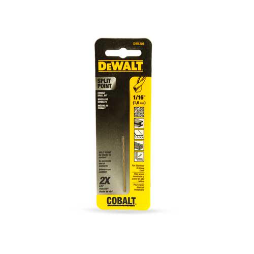 DEWALT BROCAS METAL 1/16"
