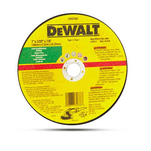 Dewalt Disco Concreto 7"