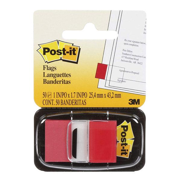 POS IT TAPE FLAG 680 1 ROJO 3M