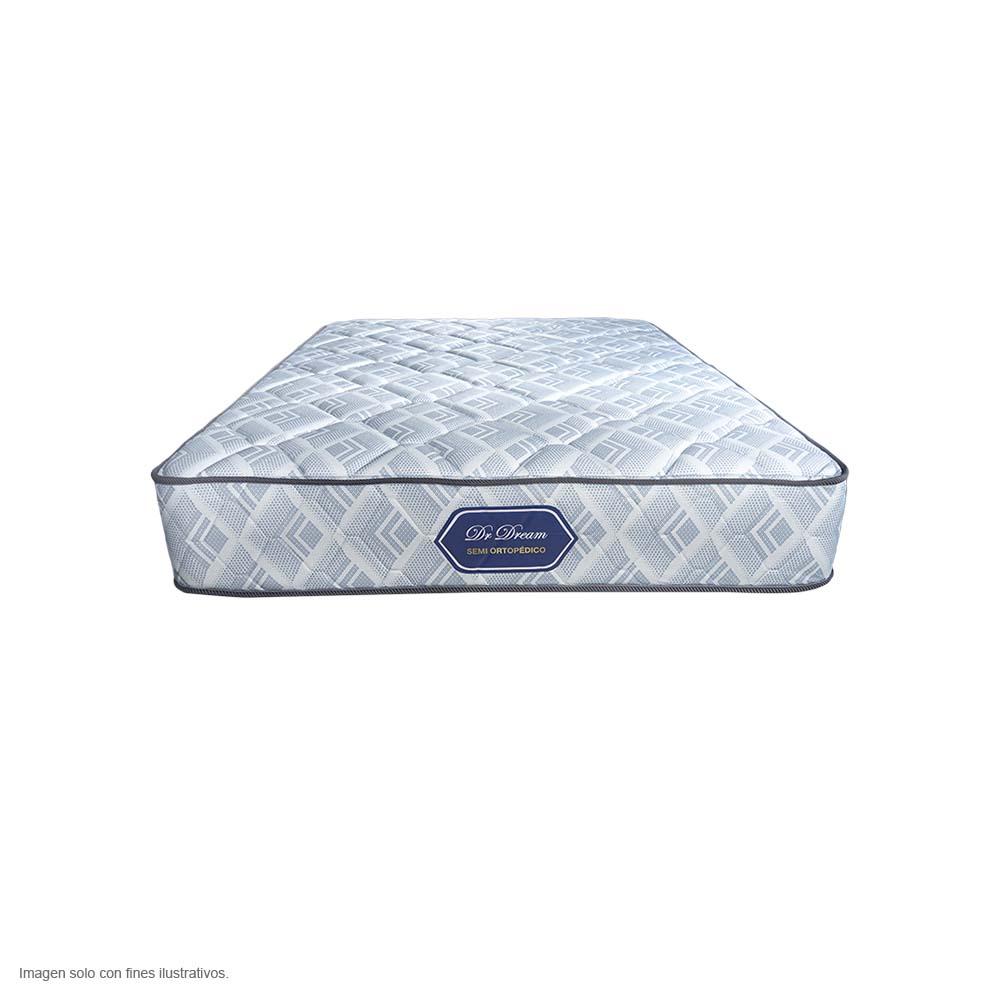 Colchón semi ortopédico twin DR. Dream  DR-1021, 225 resortes