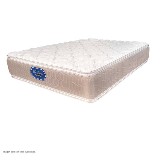 Colchón Pillow Top King 486 resortes fibra sintetica Dr.Dream